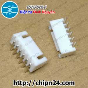 [10 cái] (F301) Header 6P XH2.54-6P Đực Cong