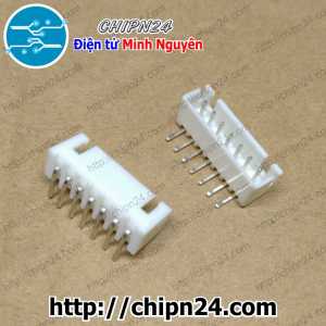 [10 cái] Header 7P XH2.54-7P Đực Cong