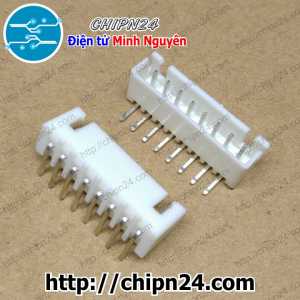 [10 cái] Header 8P XH2.54-8P Đực Cong