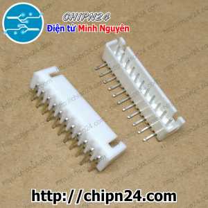[10 cái] (F302) Header 11P XH2.54-11P Đực Cong