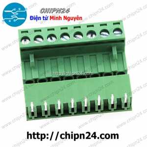 Domino 2EDG5.08 Cong 8P (Terminal, Cầu đấu dây cọc nguồn 5.08 5.08mm)