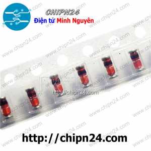 [25 con] (G4.1) Diode Dán 1N4148 [LL34] SOD80 450mA 100V (SMD) (LL34 1N4148 SMD) [Diode xung]