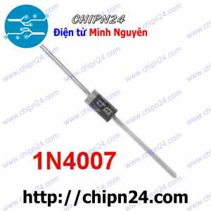 [25 con] (KG2) Diode 1N4007 DIP 1A 1000V (IN4007 4007)