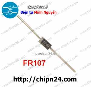 [25 con] Diode FR107 DIP 1A 1000V [Diode xung]