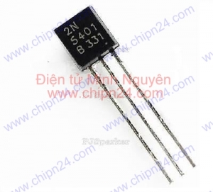 [25 con] Transistor 2N5401 TO-92 PNP 300mA 100V (N5401 5401)