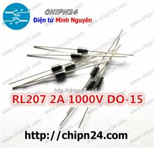 [25 con] Diode RL207 DIP 2A 1000V