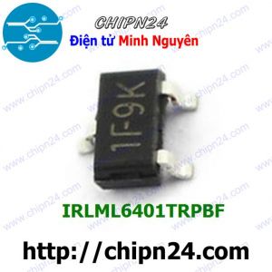 [10 con] (G10.2) Mosfet Dán IRLML6401 (1F9K FJXX7) SOT-23 4.3A 12V Kênh P (SMD) (IRLML6401TRPBF 6401)