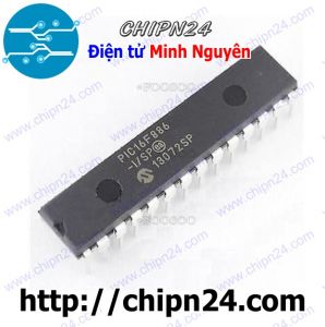 [DIP] IC PIC16F886-I/SP DIP-28 (PIC 16F886)