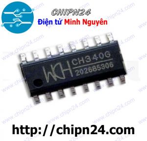 IC Dán CH340G SOP-16 Hàng Tốt (SMD) (CH340 340)