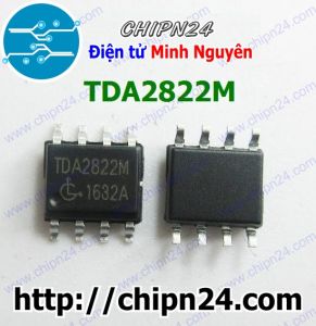 (SOP) IC Dán TDA2822 SOP-8 (SMD) (TDA2822M) (IC khuếch đại âm thanh)