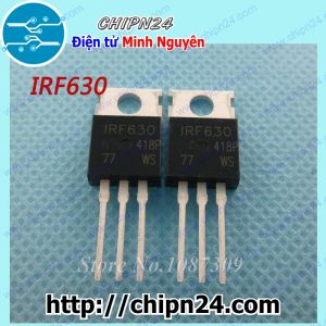 Mosfet IRF630 TO-220 9A 220V Kênh N (F630 630)