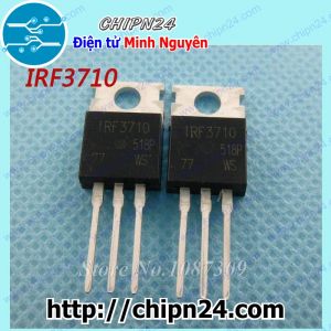 (KT1) Mosfet IRF3710 TO-220 57A 100V Kênh N (F3710 3710)