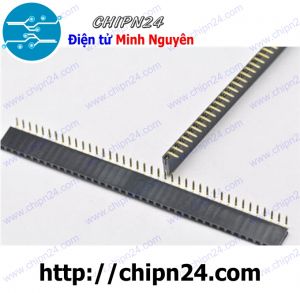 Hàng rào Cái Đơn Vuông Cong 2.54MM 1x40p (Jump, Header)