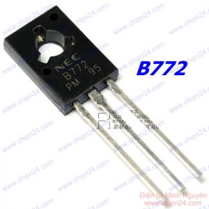 [10 con] (KT1) Transistor B772 TO-126 PNP 3A 40V (2SB772 772)
