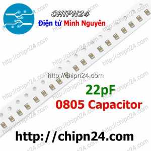 [25 con] (G26) Tụ dán SMD 0805 22p 50V 10% (22pF) (2.0x1.2mm)