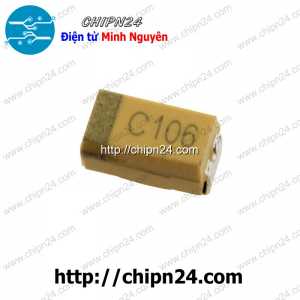 (K306) Tụ Tantalum Dán SMD 3216 10uF 16V (106C) (3.2x1.6mm) (kích thước 3.2x1.6mm)