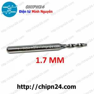 Mũi khoan mạch in CNC Hợp Kim 1.7mm (Mạch điện tử, PCB)