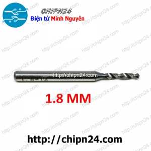 Mũi khoan mạch in CNC Hợp Kim 1.8mm (Mạch điện tử, PCB)