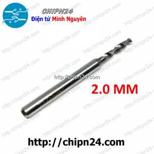 Mũi khoan mạch in CNC Hợp Kim 2.0mm (Mạch điện tử, PCB)