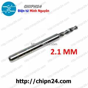 Mũi khoan mạch in CNC Hợp Kim 2.1mm (Mạch điện tử, PCB)
