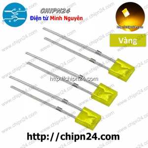 [25 con] (TK6) Led Dẹp 2x5x7mm màu Vàng