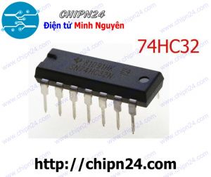 IC 74HC32 DIP-14 (7432 74HC32N SN74HC32N) (IC Cổng OR (4 Cổng OR 2 ngõ vào))