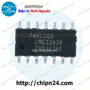 IC Dán 74HC08 SOP-14 (SMD) (74HC08D 7408) (IC Cổng AND (4 Cổng AND 2 ngõ vào))