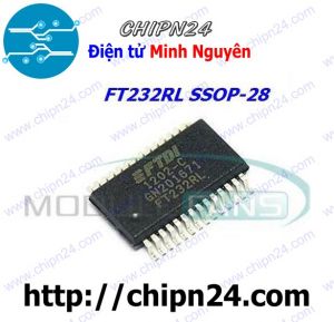 IC Dán FT232 SSOP-28 (SMD) (FT232RL 232)