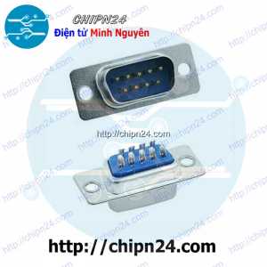 DB9 Đực Thẳng Hàn Dây