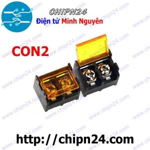 Domino HB9500 2P (Có bảo vệ) (9.5MM) (Terminal, Cầu đấu dây cọc nguồn)