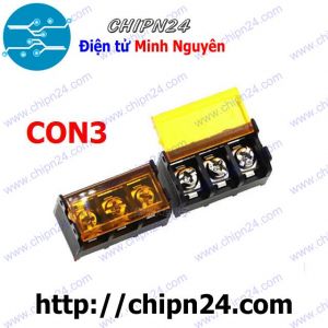 Domino HB9500 3P (Có bảo vệ) (9.5MM) (Terminal, Cầu đấu dây cọc nguồn)