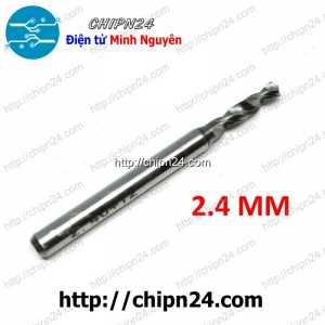 Mũi khoan mạch in CNC Hợp Kim 2.4mm (Mạch điện tử, PCB)