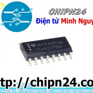 IC Dán CD4017 SOP-16 (SMD) (CD4017 4017)
