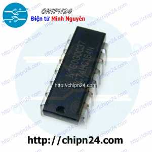 [SOP] IC Dán 74164 74HC164 SOP-14 (SMD) (74HC164D) (IC Thanh ghi dịch chuyển SIPO 8 bit)