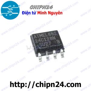 IC Dán 24C128 SOP-8 (SMD) (AT24C128 24C128C IC Nhớ EEPROM) (ký hiệu 2DCM)