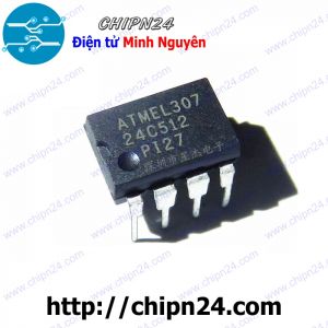 (DIP) IC 24C512 DIP-8 (AT24C512 IC Nhớ EEPROM)