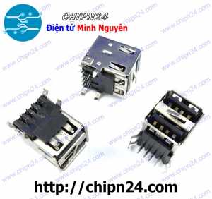 (F123.3) USB A Cái Đôi (Đầu Jack USB Hàn Board)