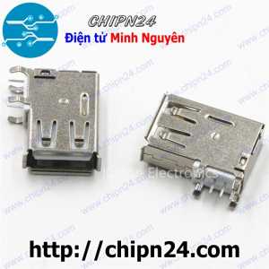 (F123.8) USB A Cái 90 Loại Ngang (Đầu Jack USB Hàn Board)