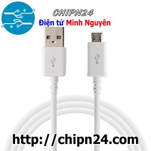 Dây Micro USB 2.0 80cm Trắng