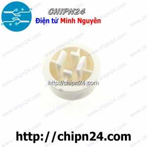 [10 cái] (F68) Nắp chụp nút nhấn B3F-4055 12x12 Trắng