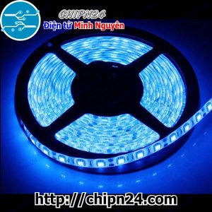 Led Dây 5050 Có Keo Chống Nước Xanh Dương 12VDC