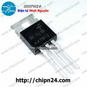 IC KA7812 TO-220 (7812 1A 12V) (IC Nguồn 12V)