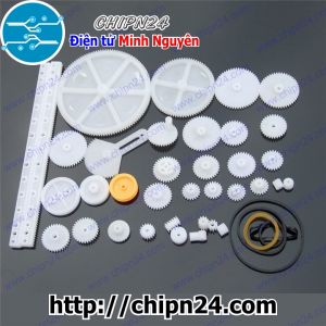 Bộ bánh răng nhựa đồ chơi 34 món