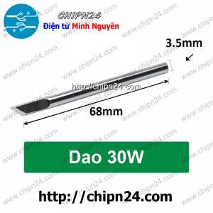 (K31) Đầu Mũi hàn Dao 30W (cho Mỏ hàn Nung)