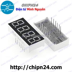 Led 7 Đoạn 0.36 inch 4 Số Dương chung (Sáng Đỏ) (Led 7 Thanh)