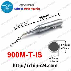 (K27) Đầu Mũi Hàn Nhọn Cong Hakko 936 900M-T-IS