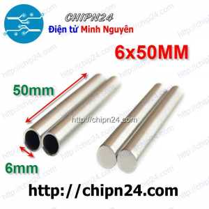 Ống thép không rỉ bọc đầu Cảm biến PT100 DS18B20 kích thước 6x50mm