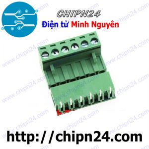 Domino 2EDG5.08 Cong 6P (Terminal, Cầu đấu dây cọc nguồn 5.08 5.08mm)