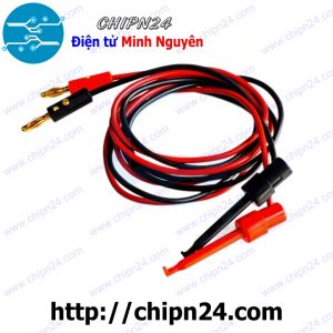 Dây Chuối Móc - Dây Đầu Jack chuối 4mm và Kẹp Móc