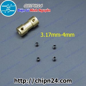 (K70) Khớp Nối Trục Đồng Nhỏ 3.17mm-4mm